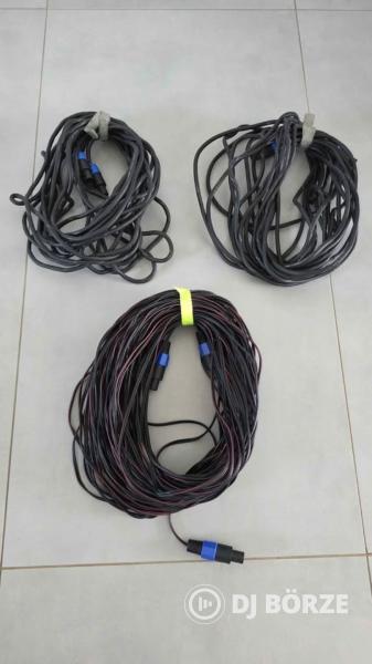4 db Speakon Hangfalkábel és Neutrik Speakon toldó