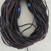 4 db Speakon Hangfalkábel és Neutrik Speakon toldó