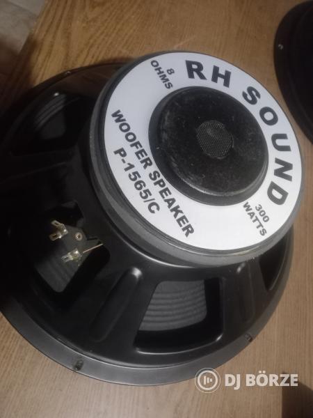 1 pár Rh Sound 15" hangszórók