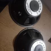 1 pár Rh Sound 15" hangszórók