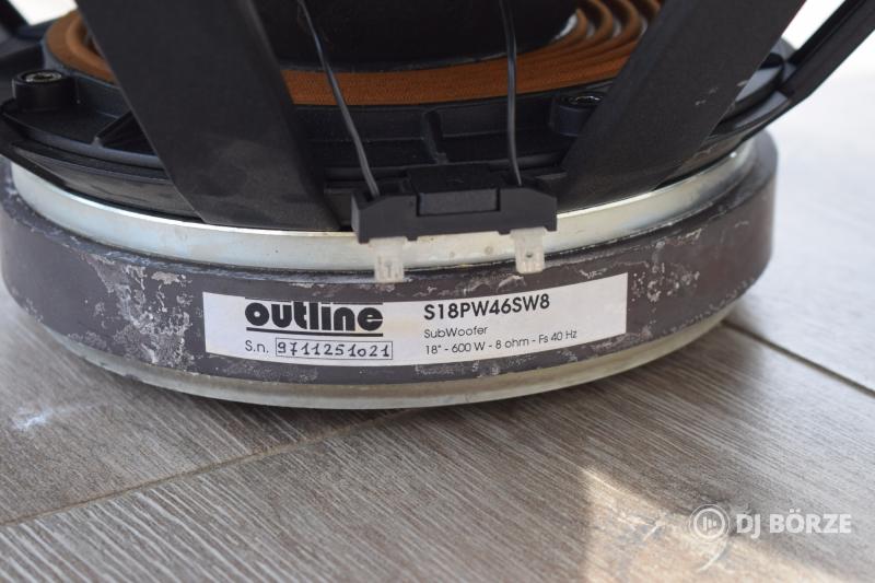 Outline 18" - 600W PA hangszóró pár