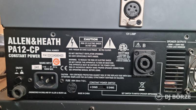 Allen&Heath PA12-CP keverőerősítő