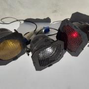 1db színházi pc lámpa museco milano,12db Eurolite Par 64 Long