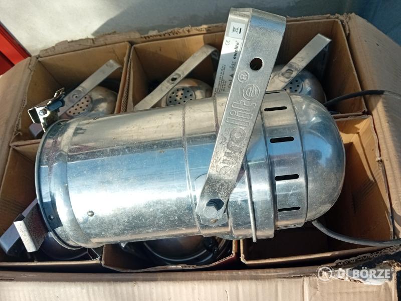 1db színházi pc lámpa museco milano,12db Eurolite Par 64 Long