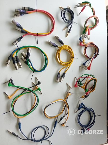 33db minősgi Neutric dugók, proel-klotz kábelek, 16db Jack-neutric xlx 8mama-8papa