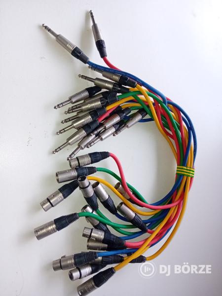 33db minősgi Neutric dugók, proel-klotz kábelek, 16db Jack-neutric xlx 8mama-8papa