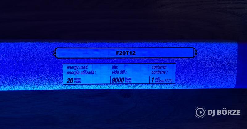 Eredeti General Electric UV fénycsövek szabadonsugárzó lámpatesttel