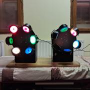 Retro 6-os forgólámpa