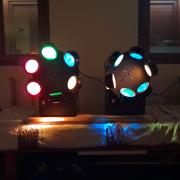 Retro 6-os forgólámpa