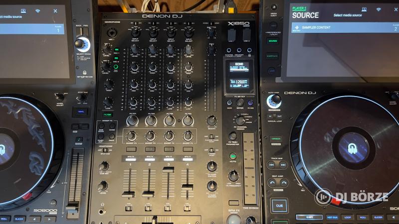 Denon Dj keverő X1850 lejátszók SC 6000
