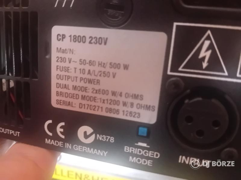 Electro voice cp1800 végfok