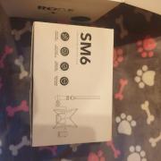 RØDE NT1 készlet kondenzátor mikrofon SM6 sokkoló tartóval és pop szűrővel