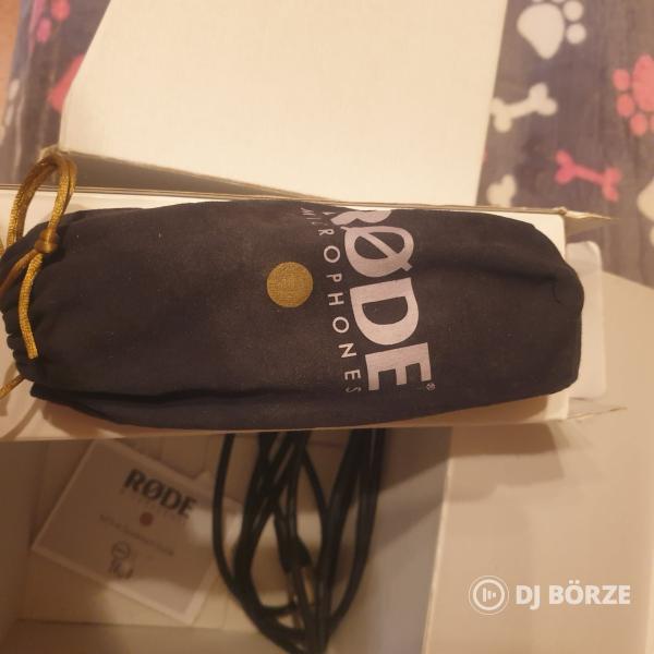 RØDE NT1 készlet kondenzátor mikrofon SM6 sokkoló tartóval és pop szűrővel