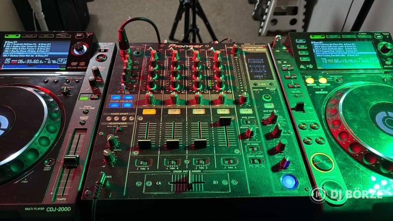 Pioneer CDJ 2000 párban / DJM 800