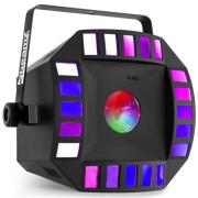 BeamZ Cube4 II 2x 10W + 64x RGBAW DMX LED moonflower / derby fényeffekt