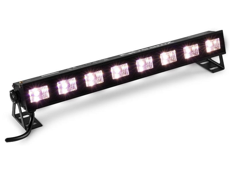 BeamZ BUVW83 8x 3W LED UV Bar - UV LED lámpasor