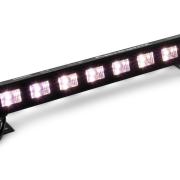 BeamZ BUVW83 8x 3W LED UV Bar - UV LED lámpasor
