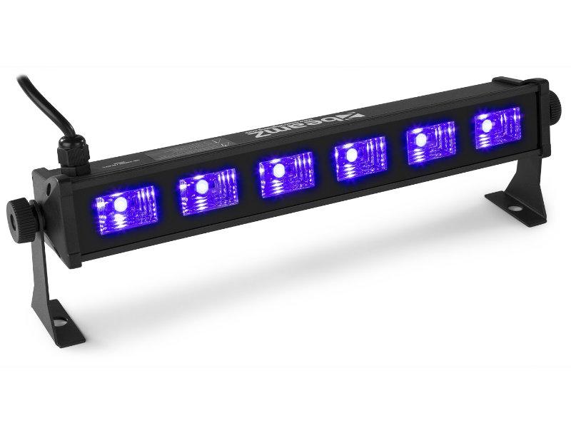 BeamZ BUV63 6x 3W LED UV Bar - UV LED lámpasor