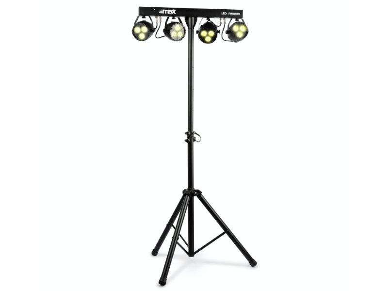 max PartyBar4 4x Par RGBW fényeffekt szett