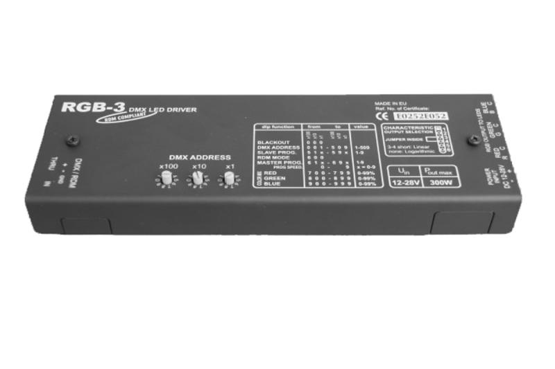RDM DMX PWM RGB-3 LED DRIVER